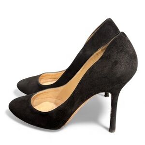 Jimmy Choo Black Suede stiletto Heels 36.5/6.5